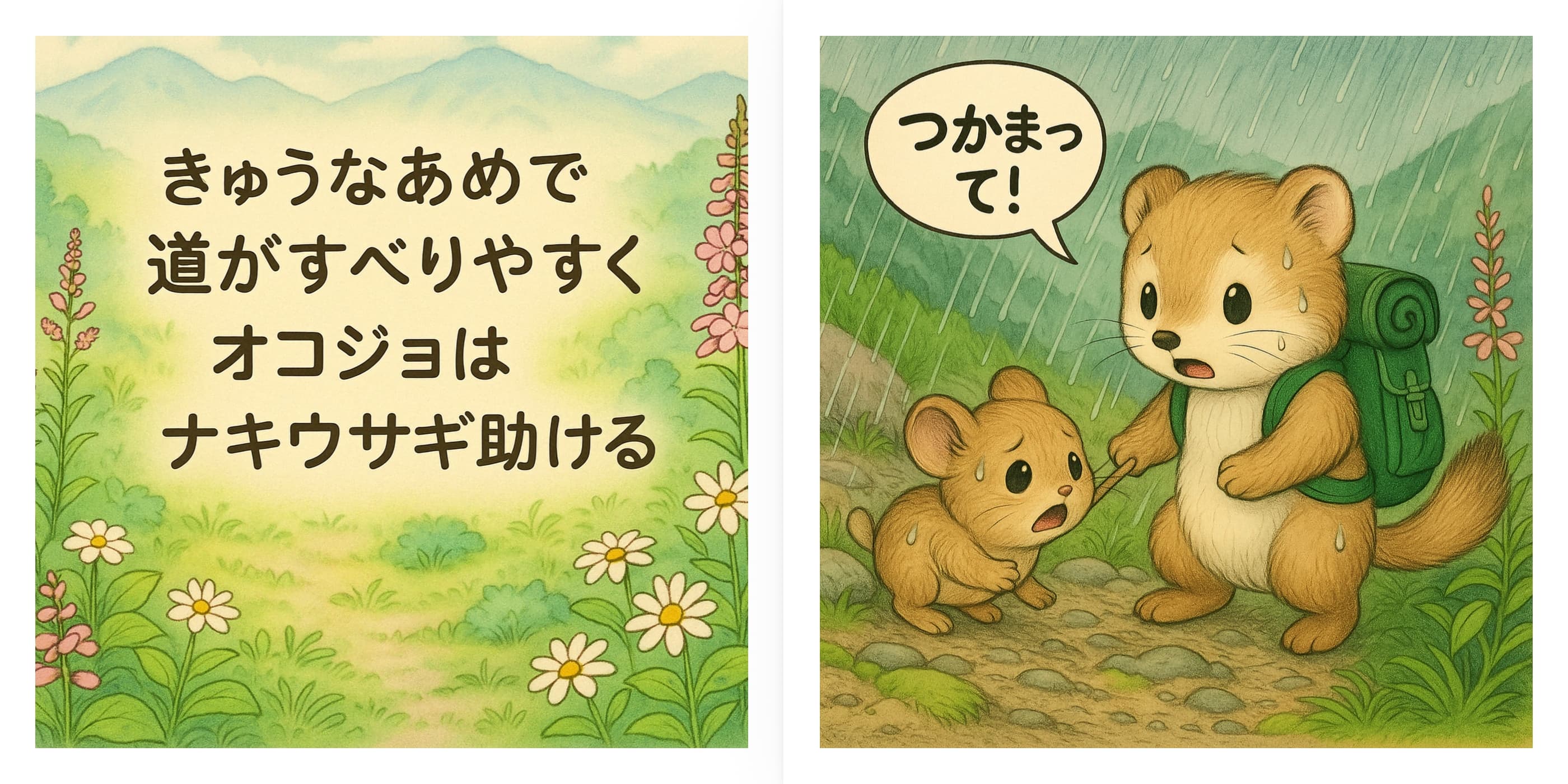 オコジョのやまのぼうけん Part 1 日本語版 sample 2