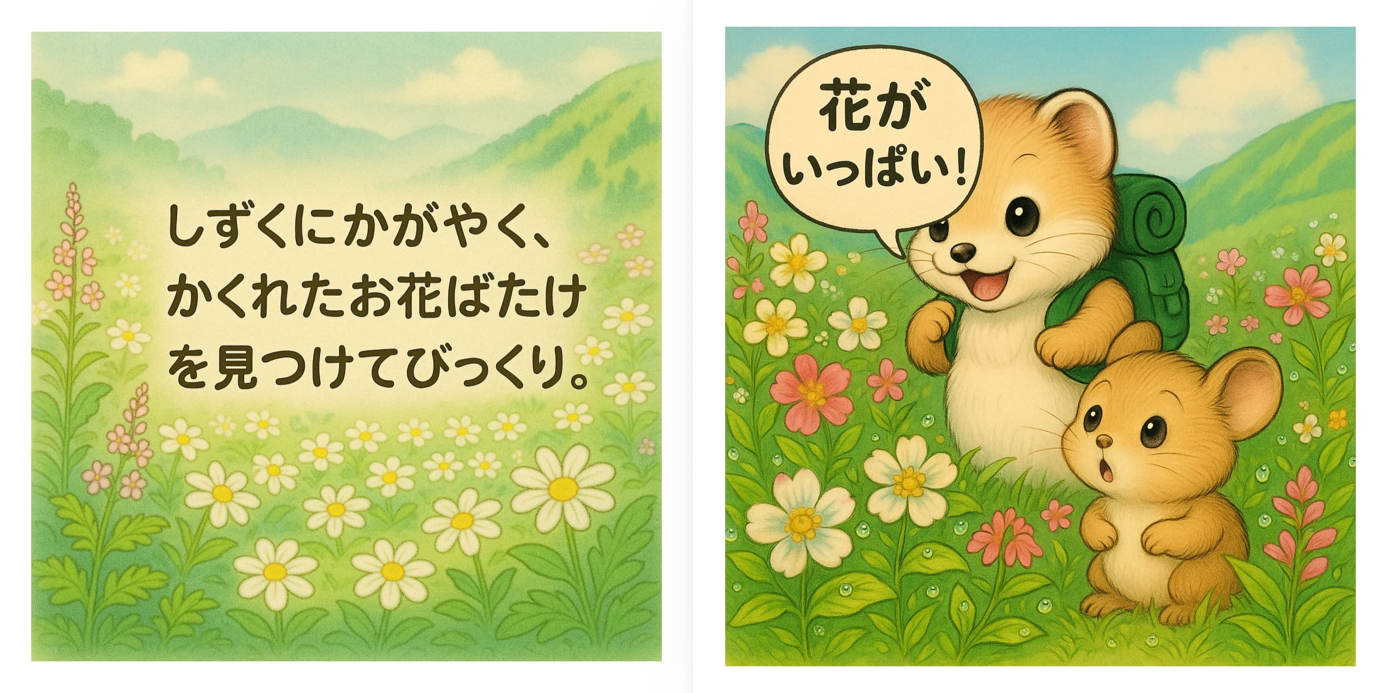 オコジョのやまのぼうけん Part 1 日本語版 sample 3