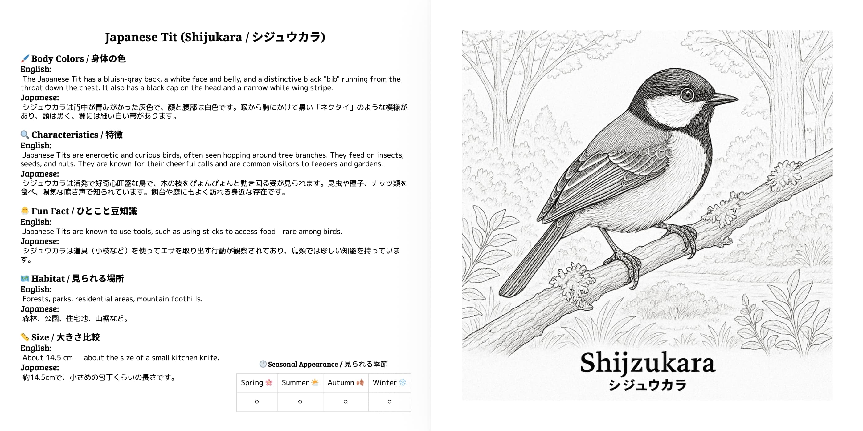 Japanese Wild Birds Series Vol.1 sample 2