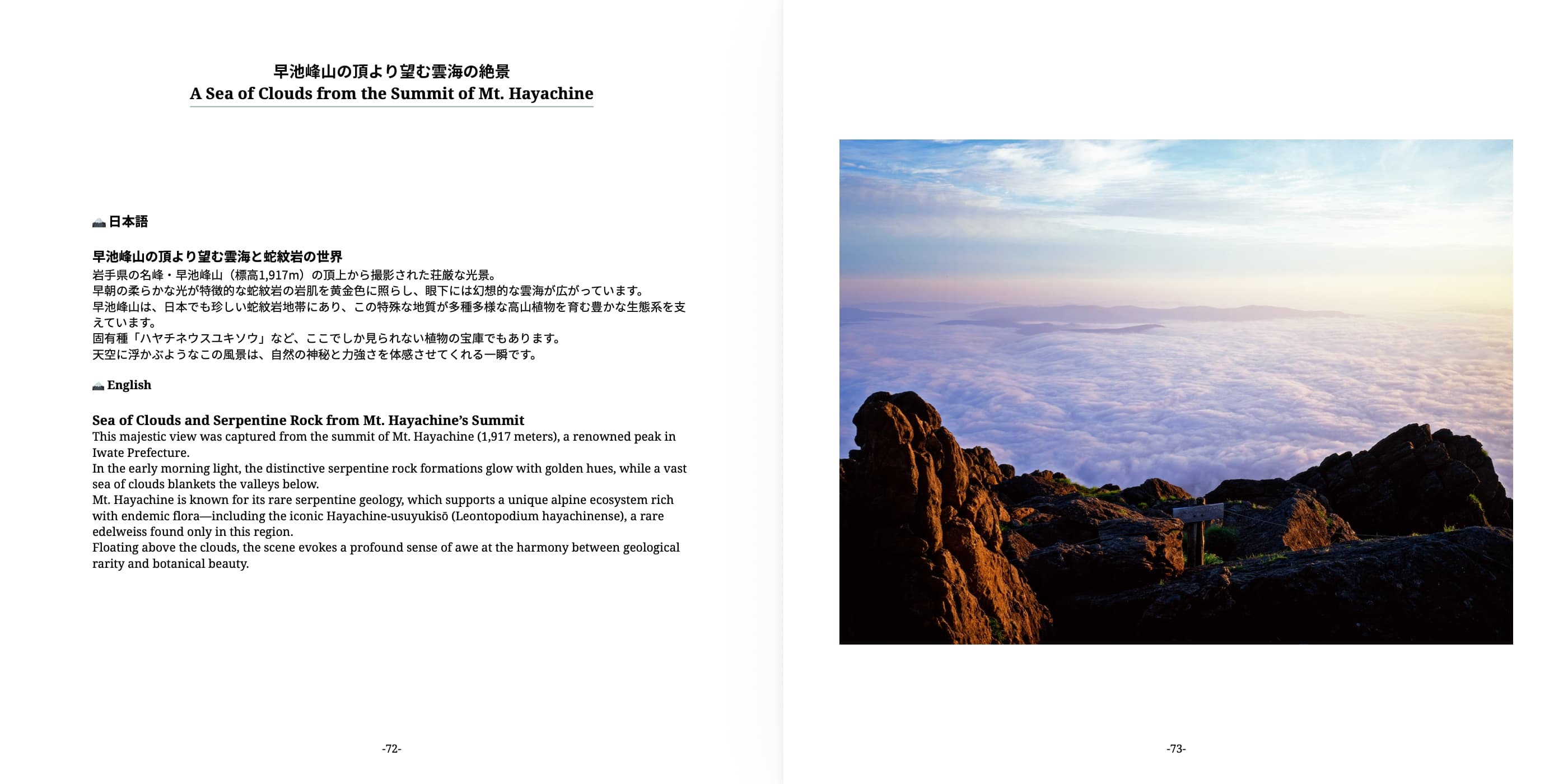 Fascinated by Mountains and Nature sample 2